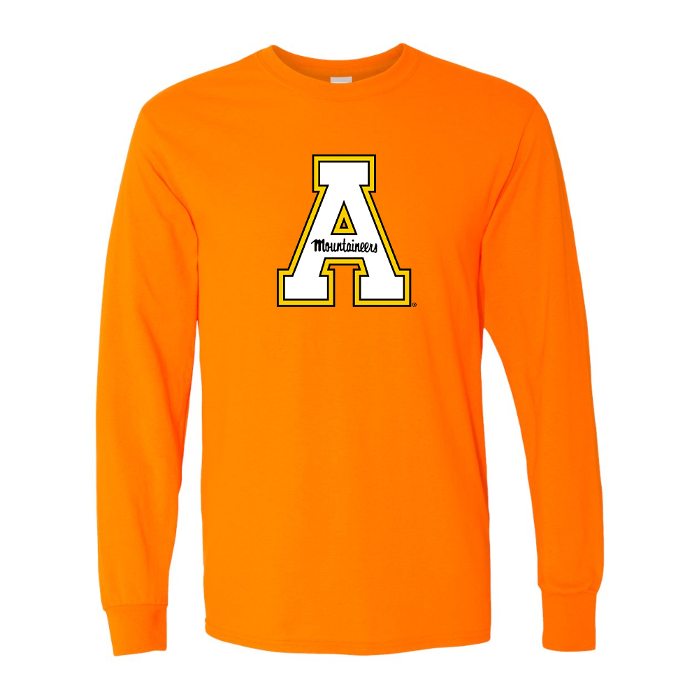 Men's Appalachian State Mountaineers Gildan Heavy Cotton Long Sleeve T-Shirt