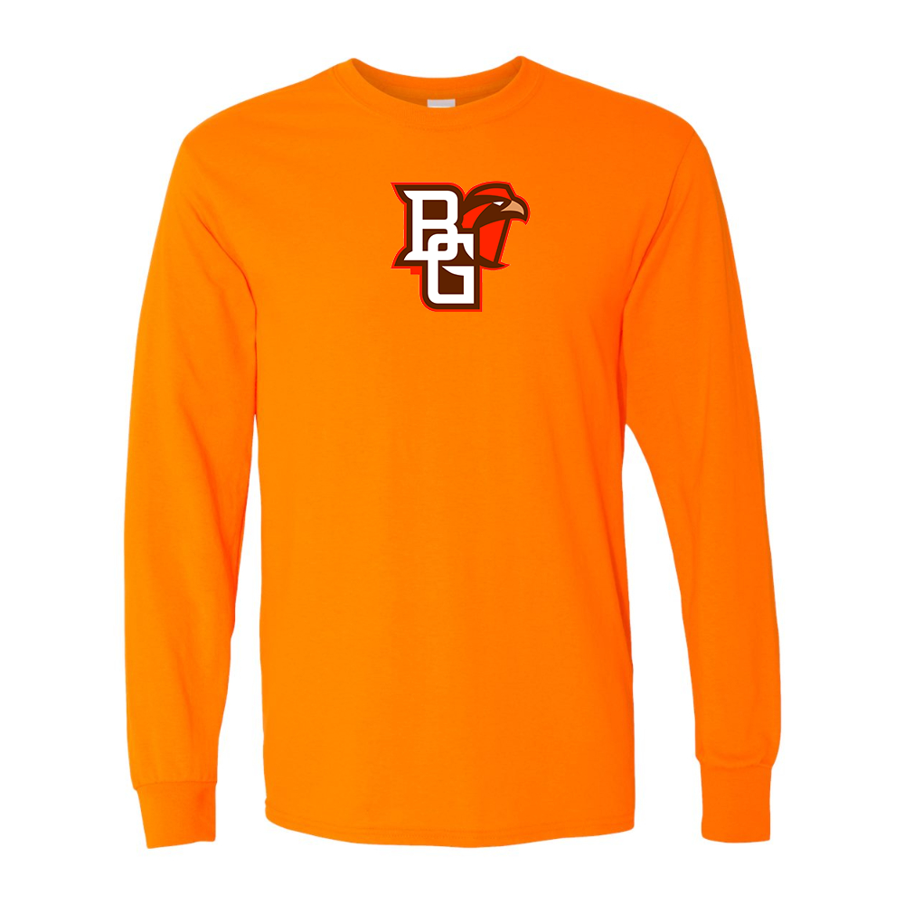 Men's Bowling Green Falcons Gildan Heavy Cotton Long Sleeve T-Shirt