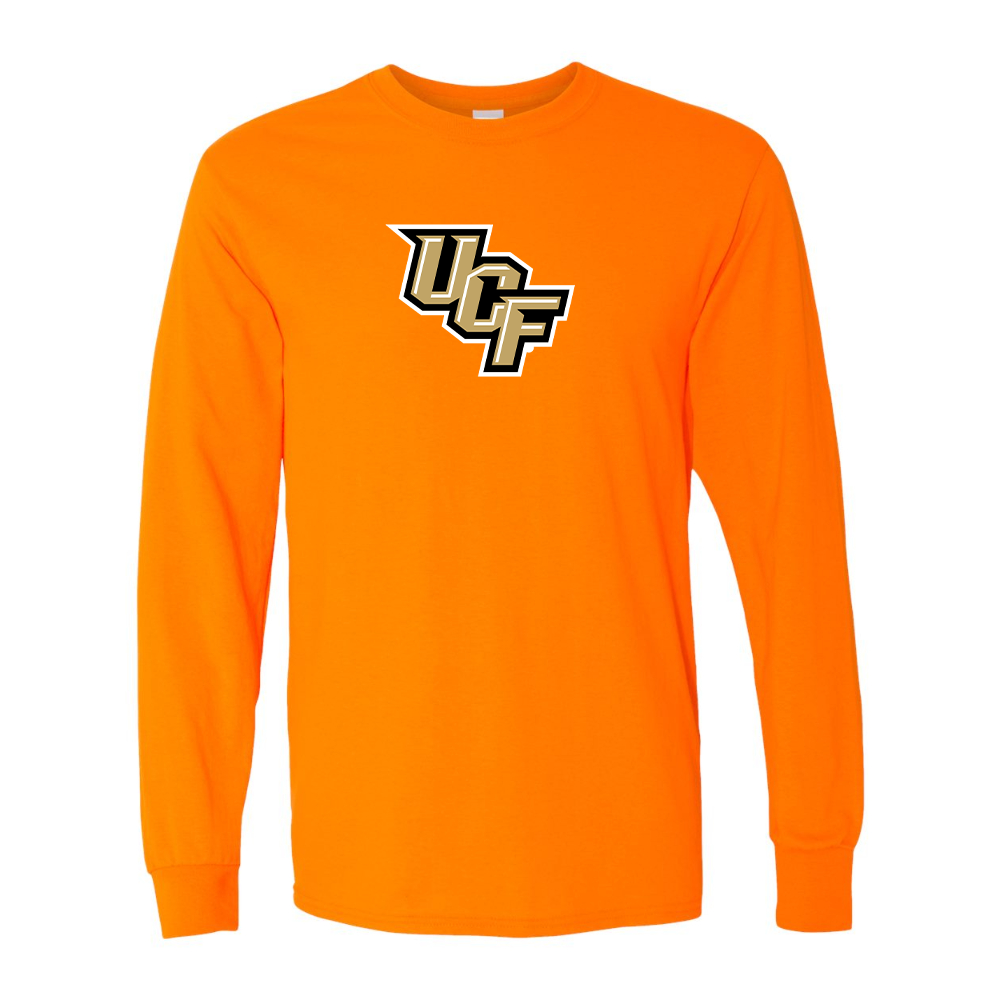 Men's Central Florida Knights Gildan Heavy Cotton Long Sleeve T-Shirt