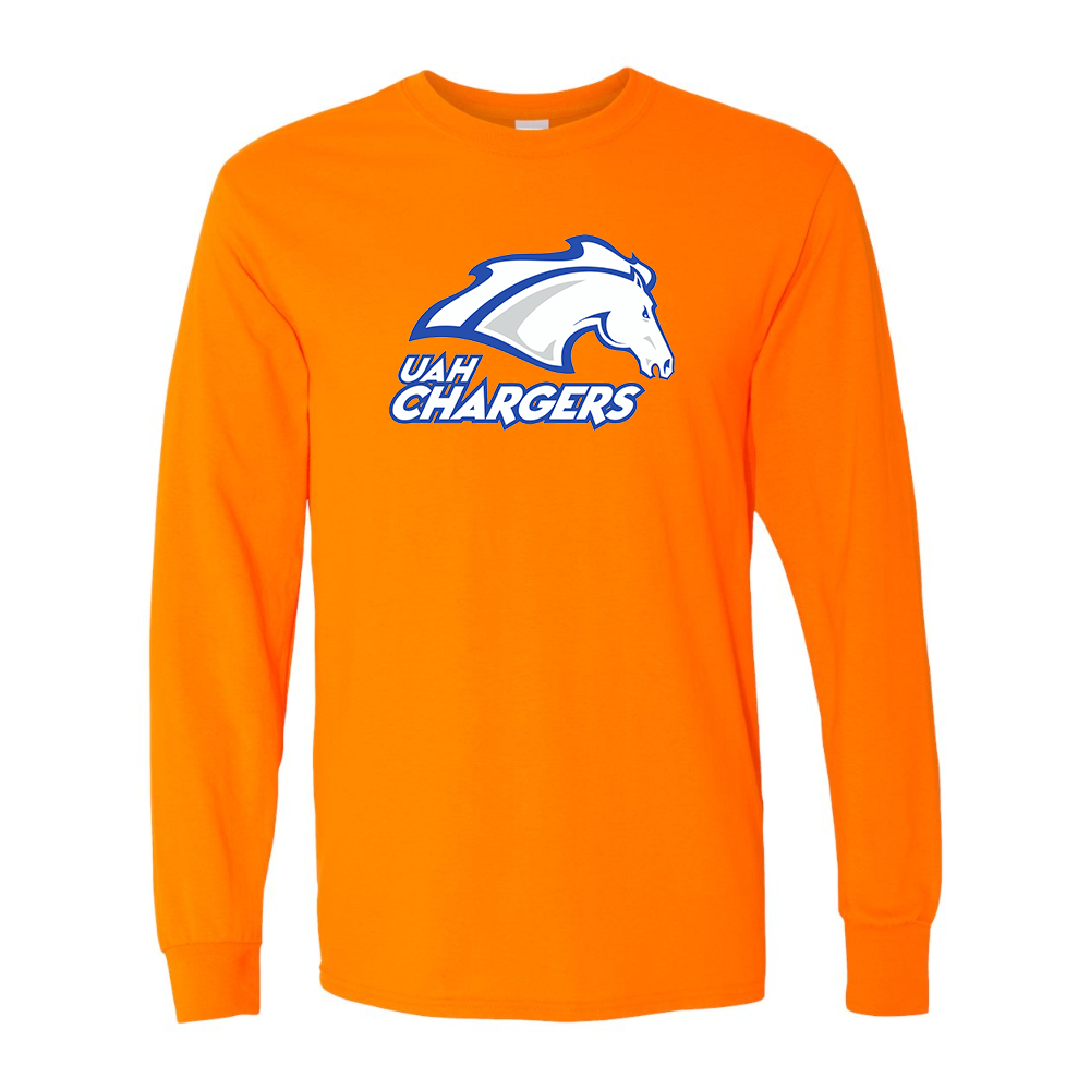 Men's Alabama Huntsville Chargers Gildan Heavy Cotton Long Sleeve T-Shirt