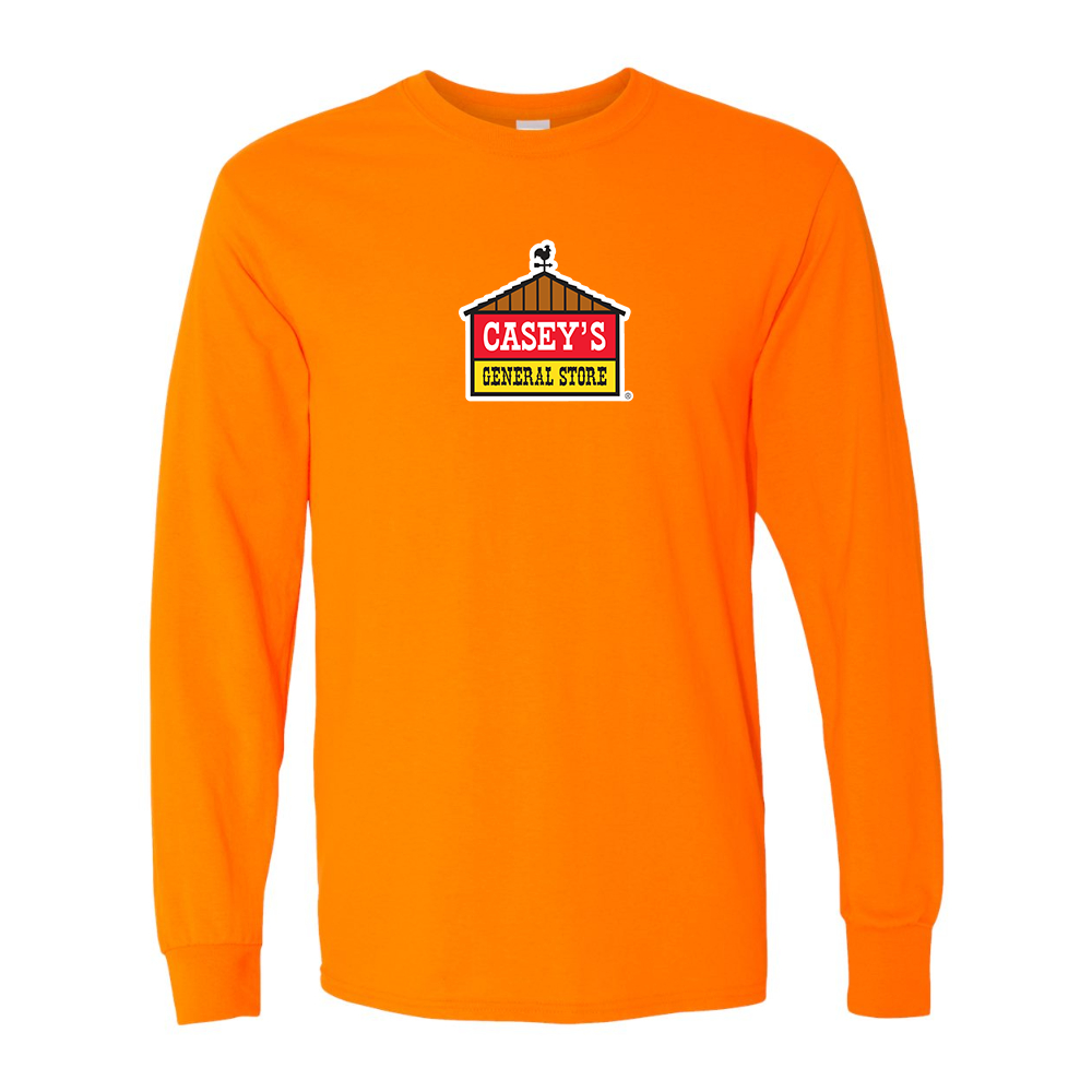 Men's Casey's General Store Gildan Heavy Cotton Long Sleeve T-Shirt
