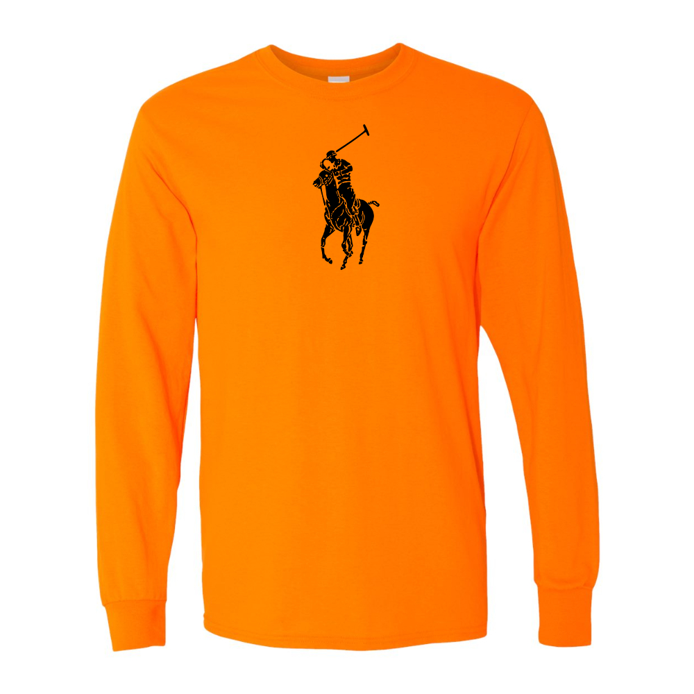 Men's Polo Ralph Lauren Gildan Heavy Cotton Long Sleeve T-Shirt