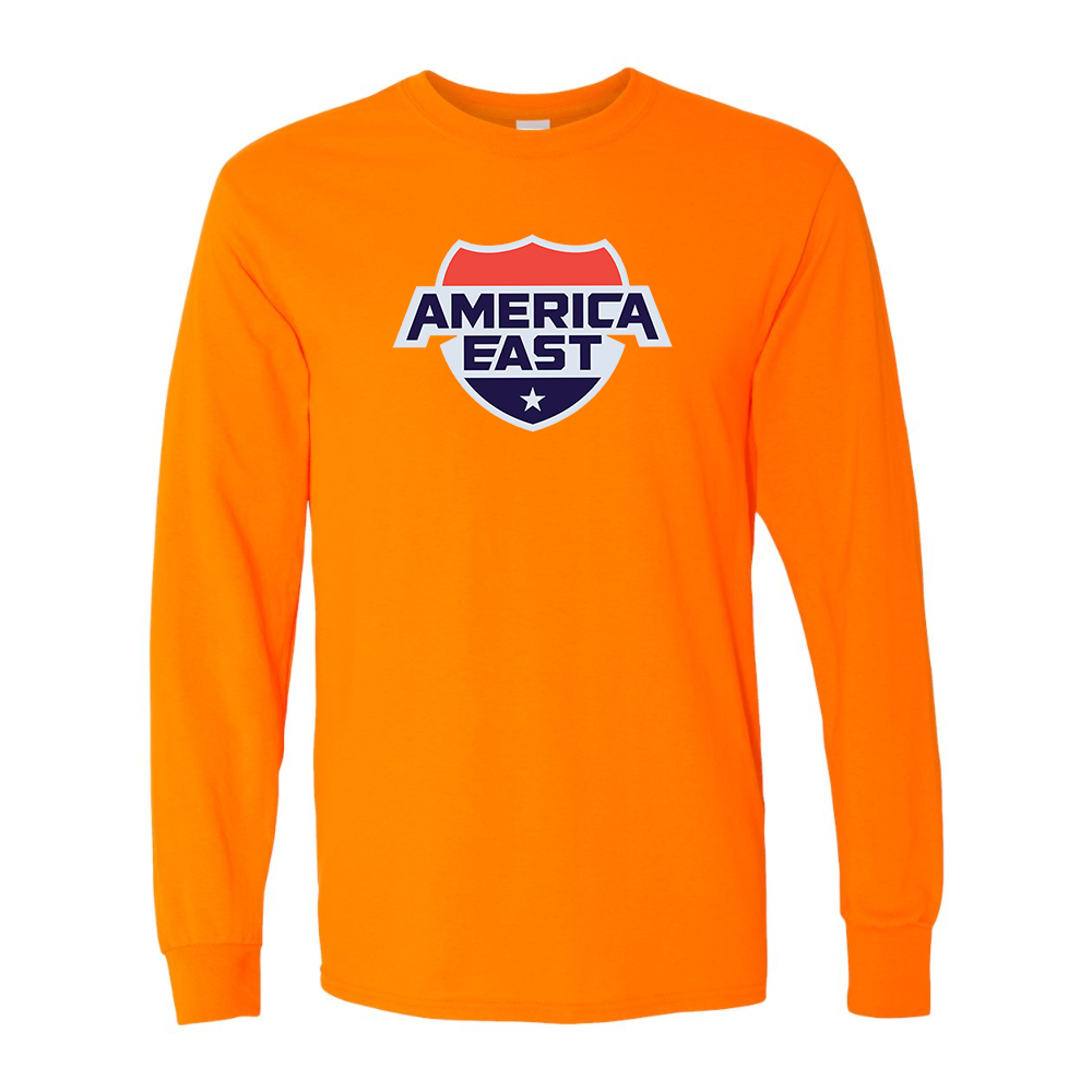 Men's America East Conference Gildan Heavy Cotton Long Sleeve T-Shirt