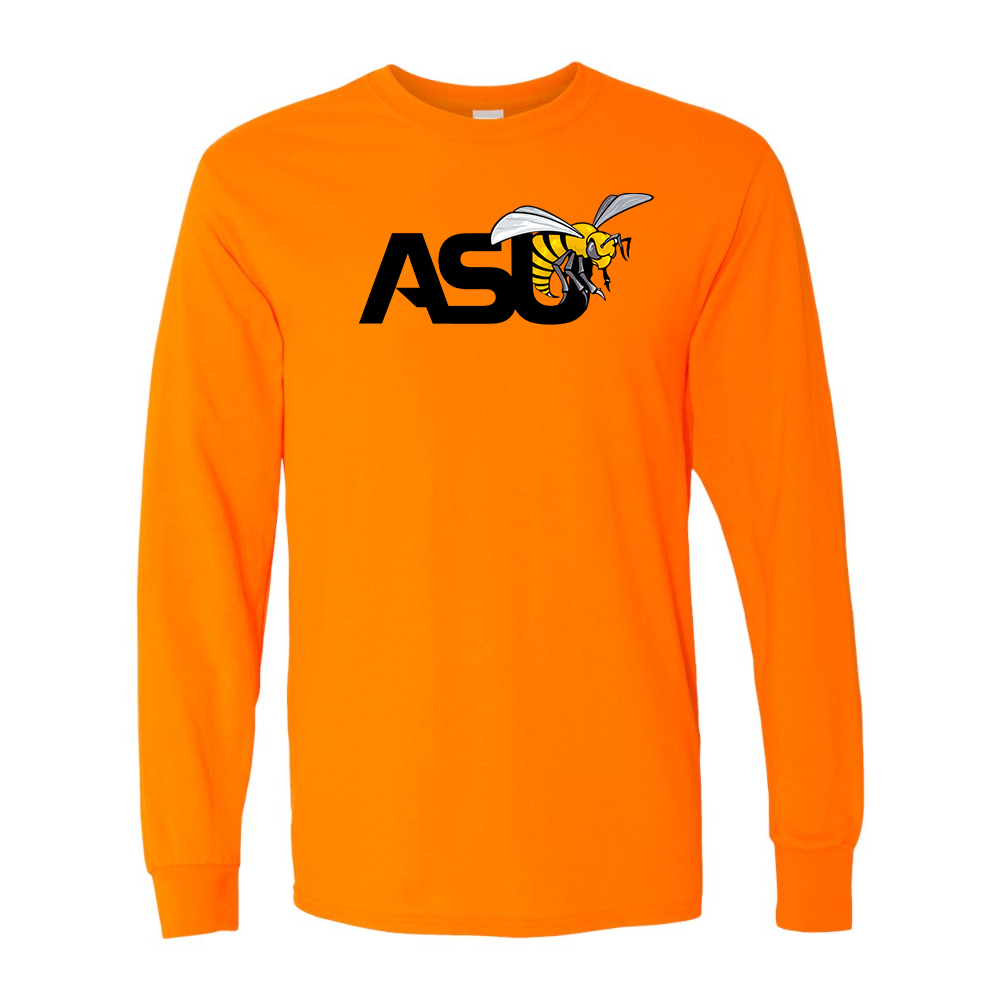 Men's Alabama State Hornets Gildan Heavy Cotton Long Sleeve T-Shirt