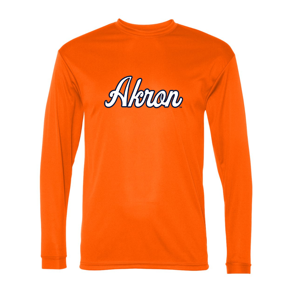 Men's Akron Zips Performance Long Sleeve T-Shirt
