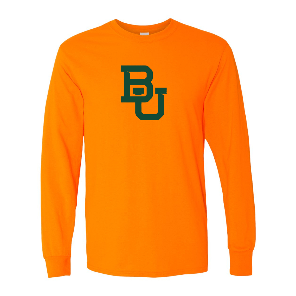 Men's Baylor Bears Gildan Heavy Cotton Long Sleeve T-Shirt