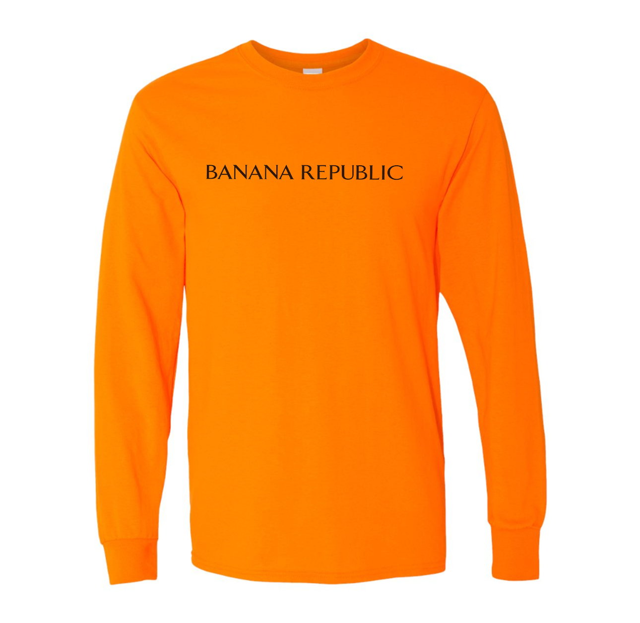 Men's Banana Republic Gildan Heavy Cotton Long Sleeve T-Shirt