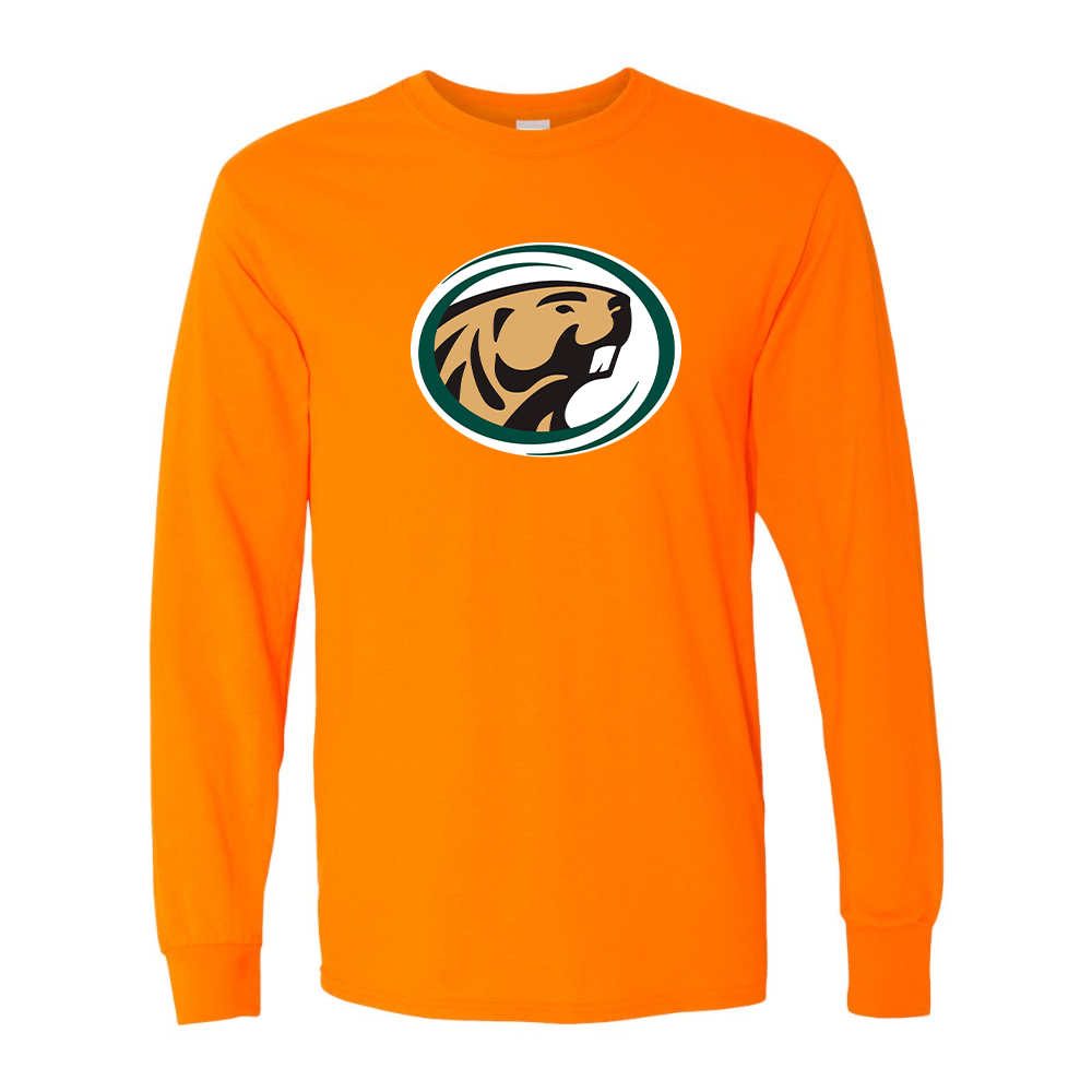 Men's Bemidji State Beavers Gildan Heavy Cotton Long Sleeve T-Shirt
