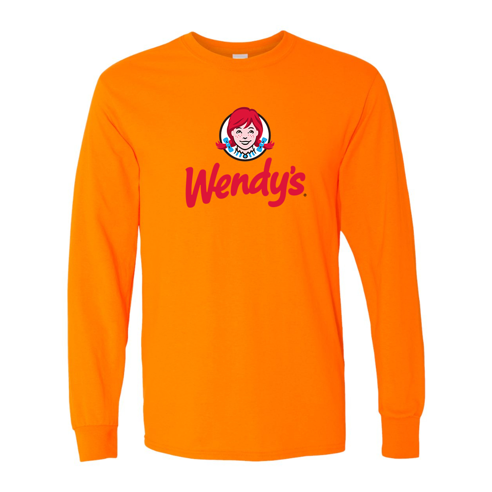 Men's Wendy_s Gildan Heavy Cotton Long Sleeve T-Shirt