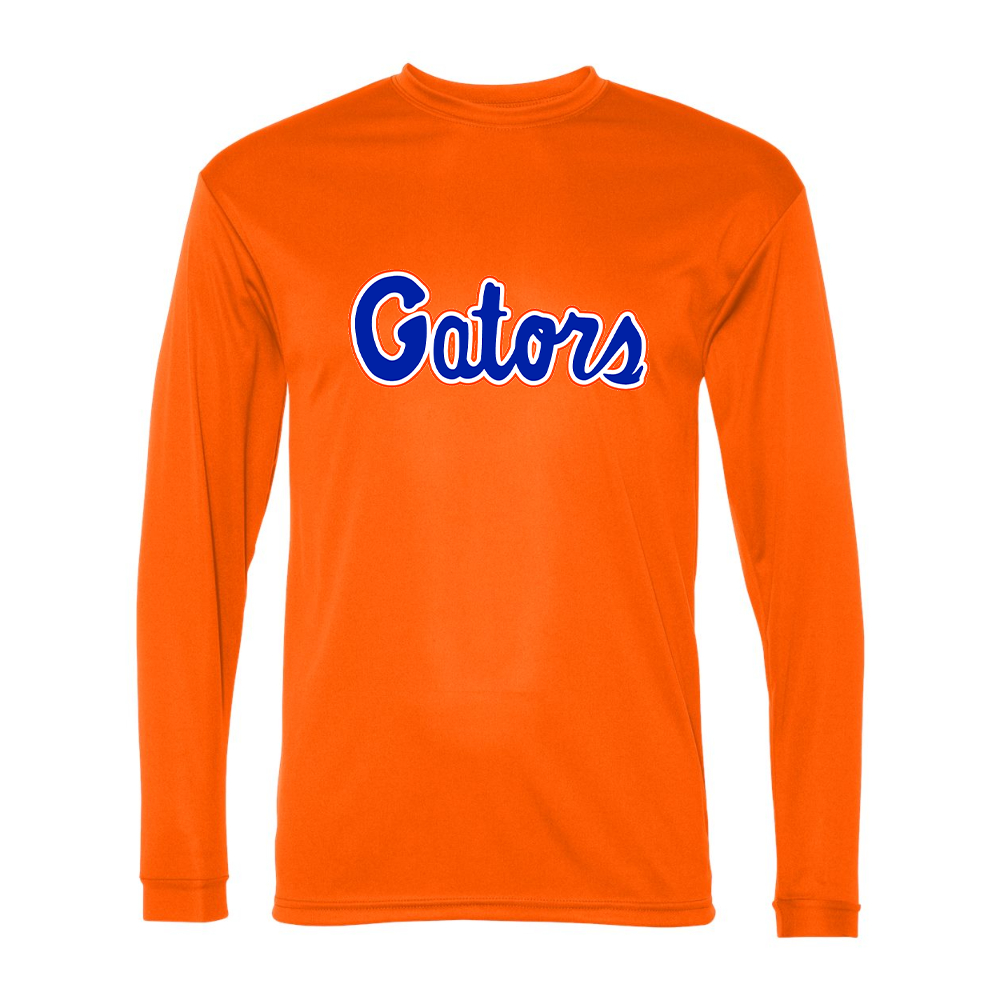 Men's Florida Gators Script Performance Long Sleeve T-Shirt