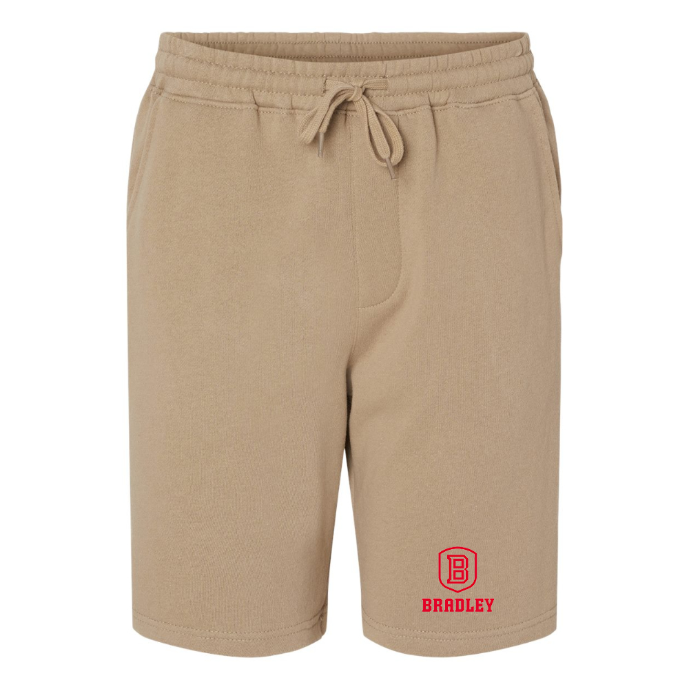 Men's Bradley Braves Independent Trading Co Midweight Fleece Shorts
