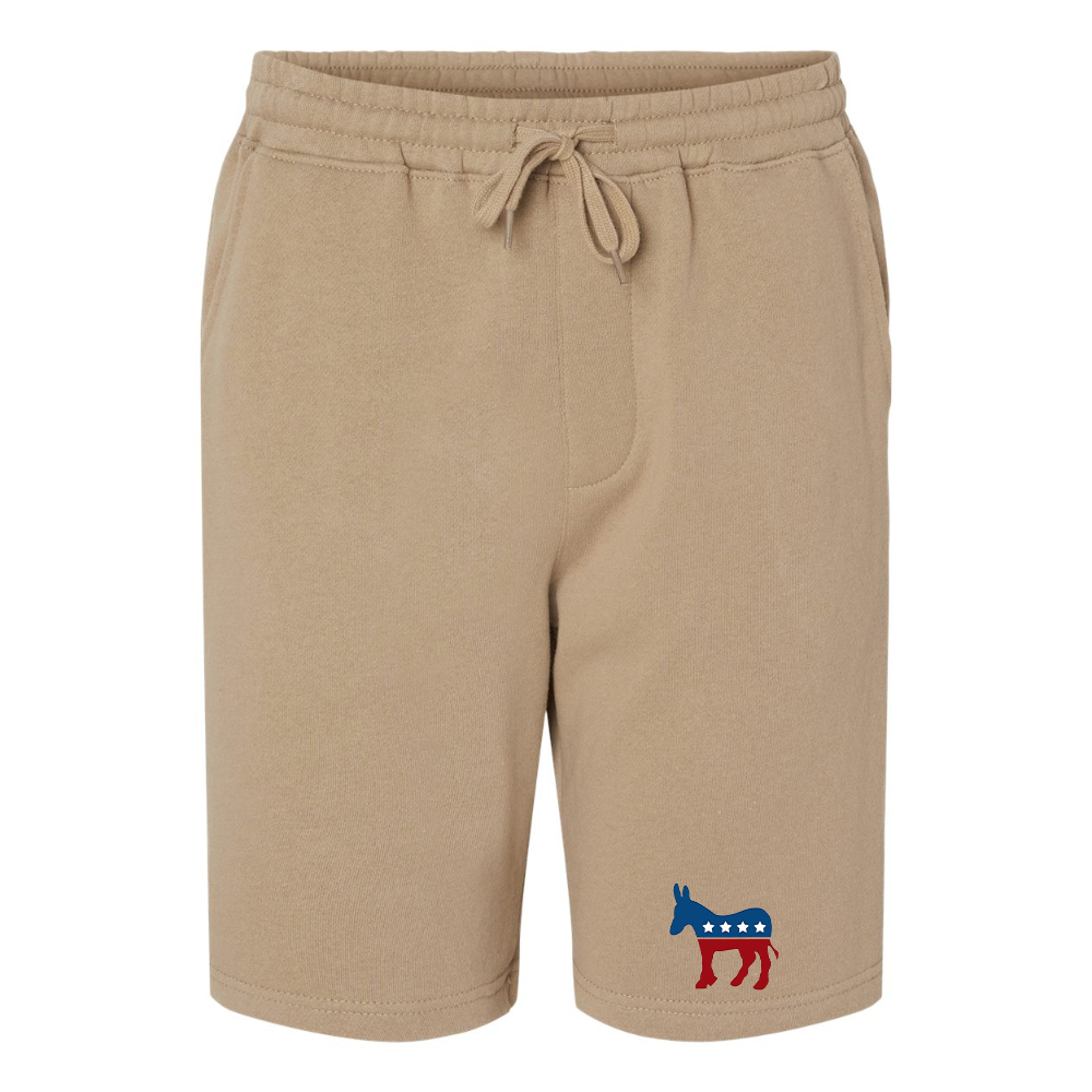 Men's Democrat Election Symbol Independent Trading Co Midweight Fleece Shorts