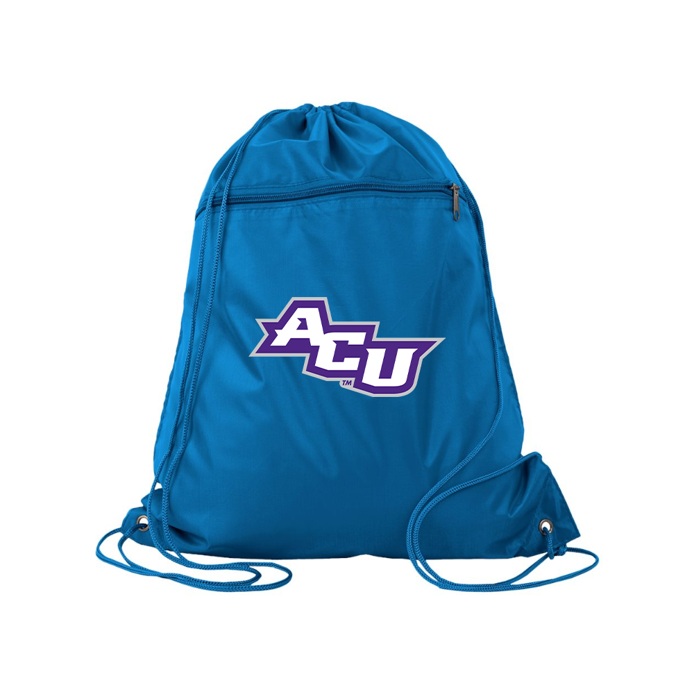 Abilene Christian Wildcats Q-Tees - Polyester Cinchpack