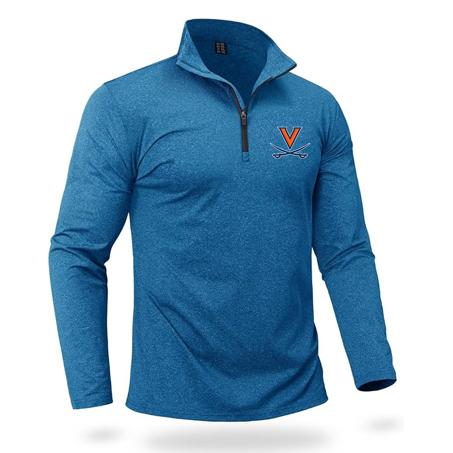 Men's (Design Here) Boladeci Men_s Quarter Zip Pullover Premium Fleece Lined Heather Long Sleeve Golf Shirts Midweight 1_4 Half Zip Sweatshirts