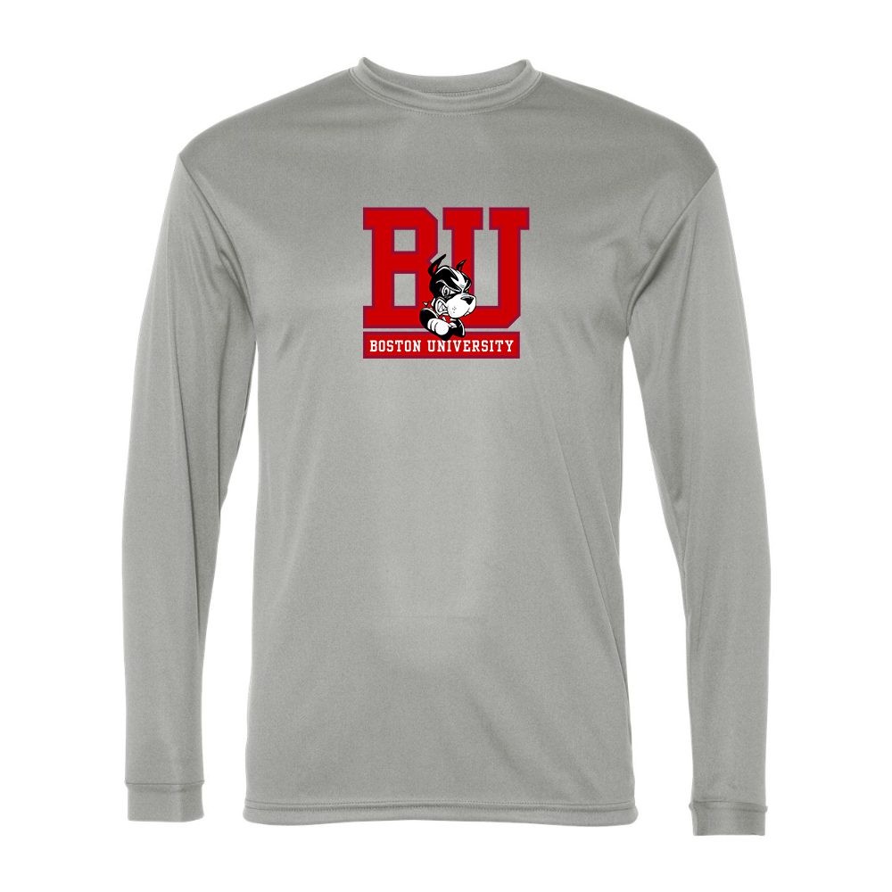 Men's Boston University Terriers Performance Long Sleeve T-Shirt
