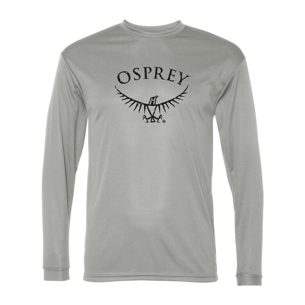 Men's Osprey Black Performance Long Sleeve T-Shirt