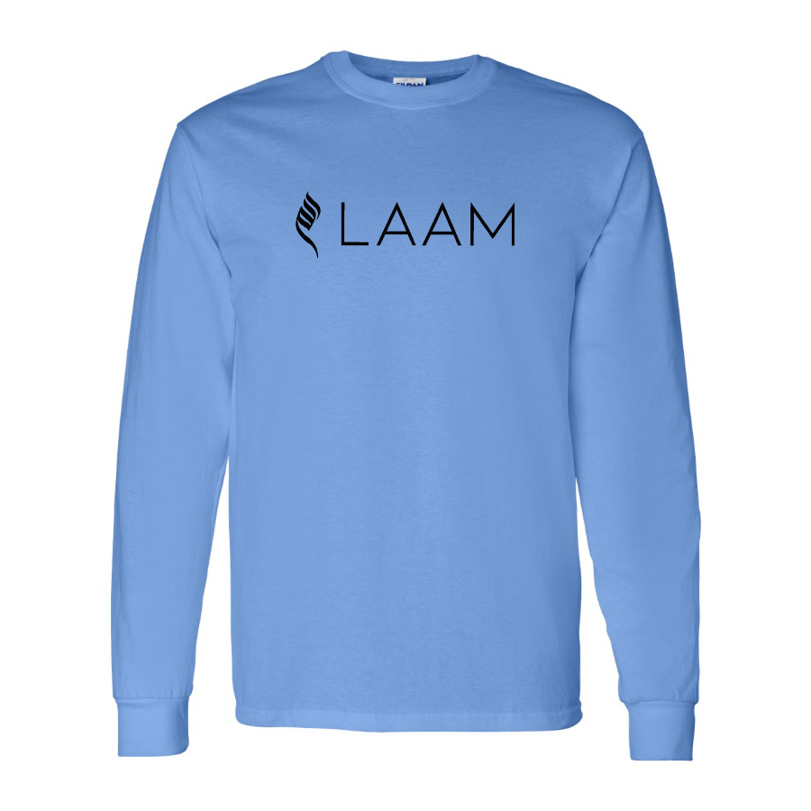 Men's Laam Logo Cotton Long Sleeve T-Shirt