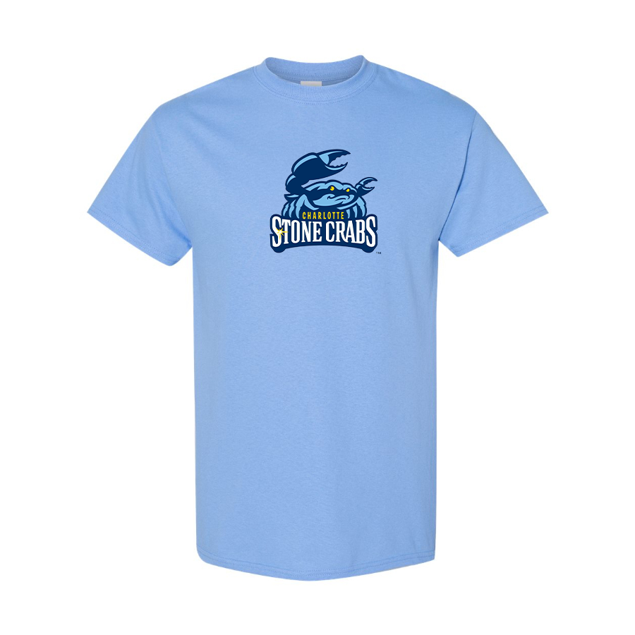 Men's Charlotte Stone Crabs Logo Cotton T-Shirt