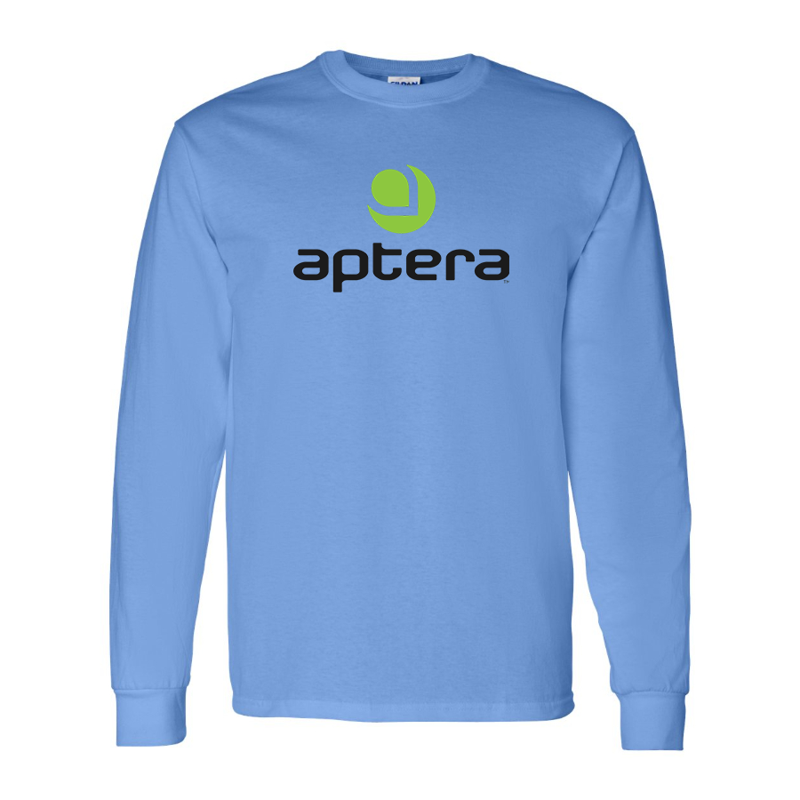 Men's Aptera Motors Logo Cotton Long Sleeve T-Shirt