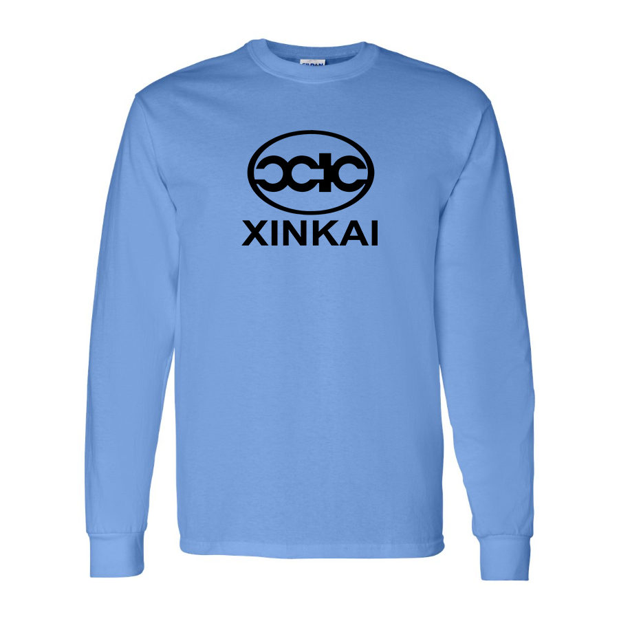 Men's Xin Kai Logo Cotton Long Sleeve T-Shirt