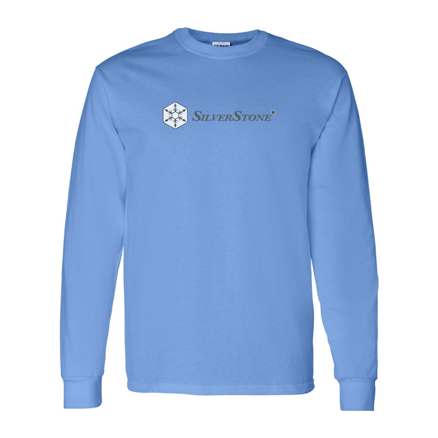 Men's SilverStone Logo Cotton Long Sleeve T-Shirt