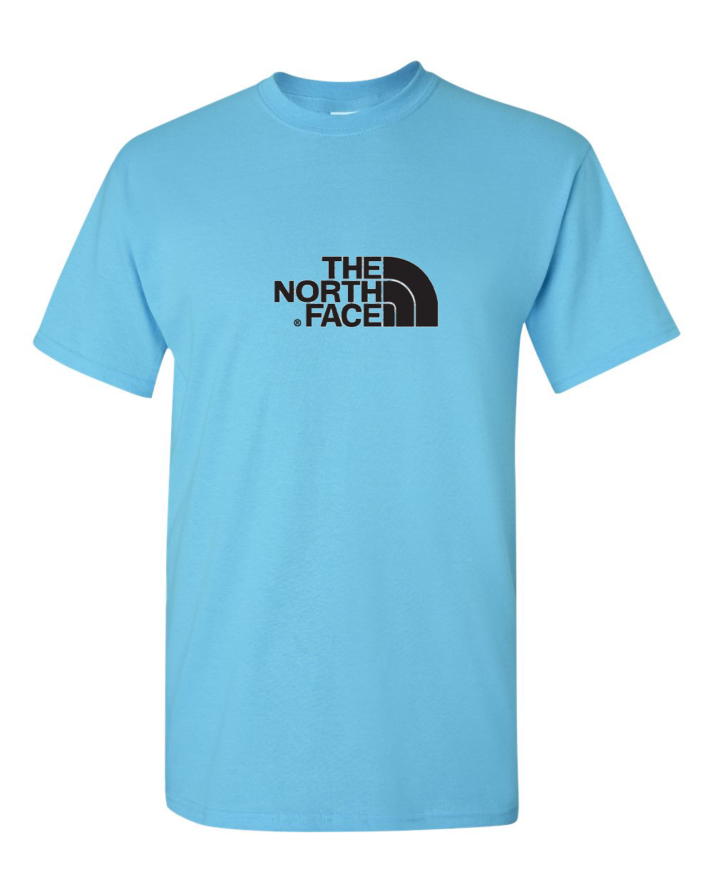 Men's The North Face Black Gildan Heavy Cotton T-Shirt