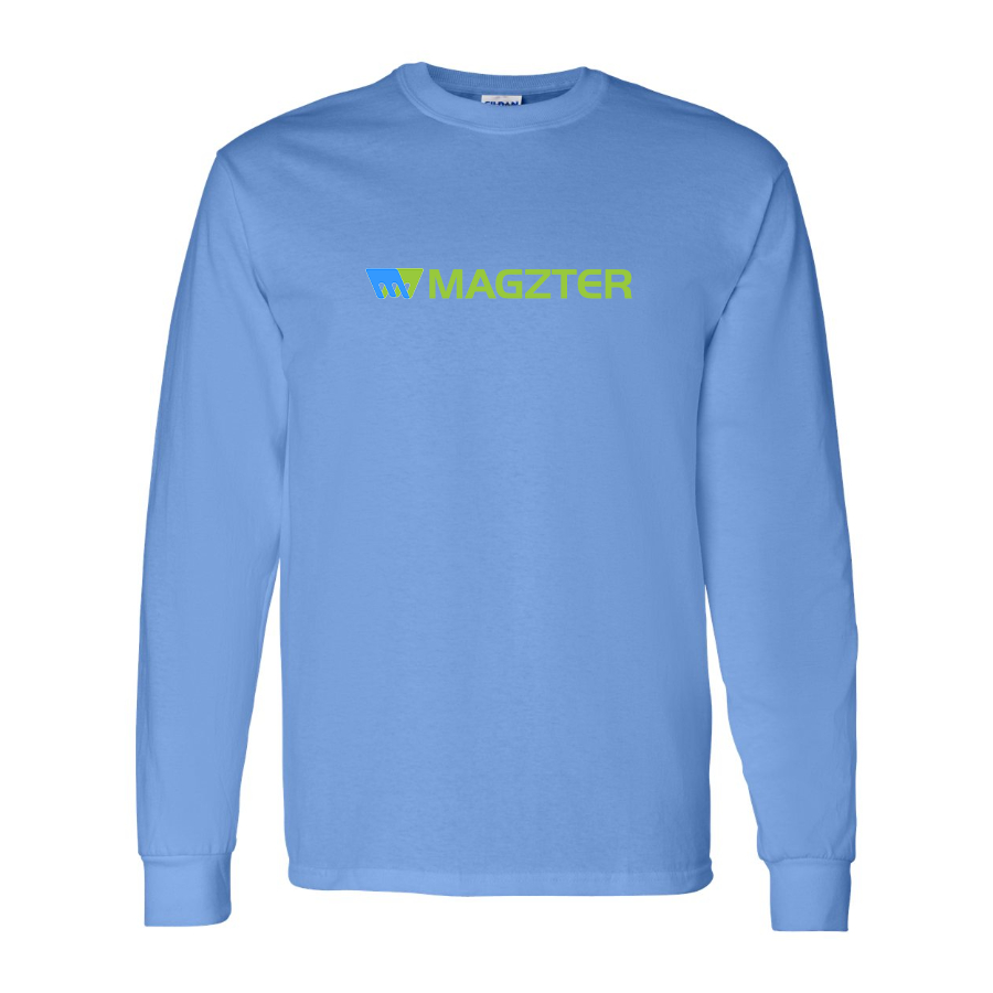 Men's MAGZTER Logo Cotton Long Sleeve T-Shirt