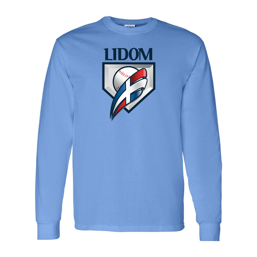 Men's Lidom Logo Cotton Long Sleeve T-Shirt