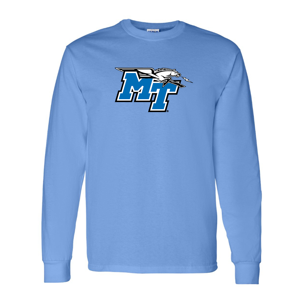 Men's Middle Tennessee Blue Raiders Cotton Long Sleeve T-Shirt