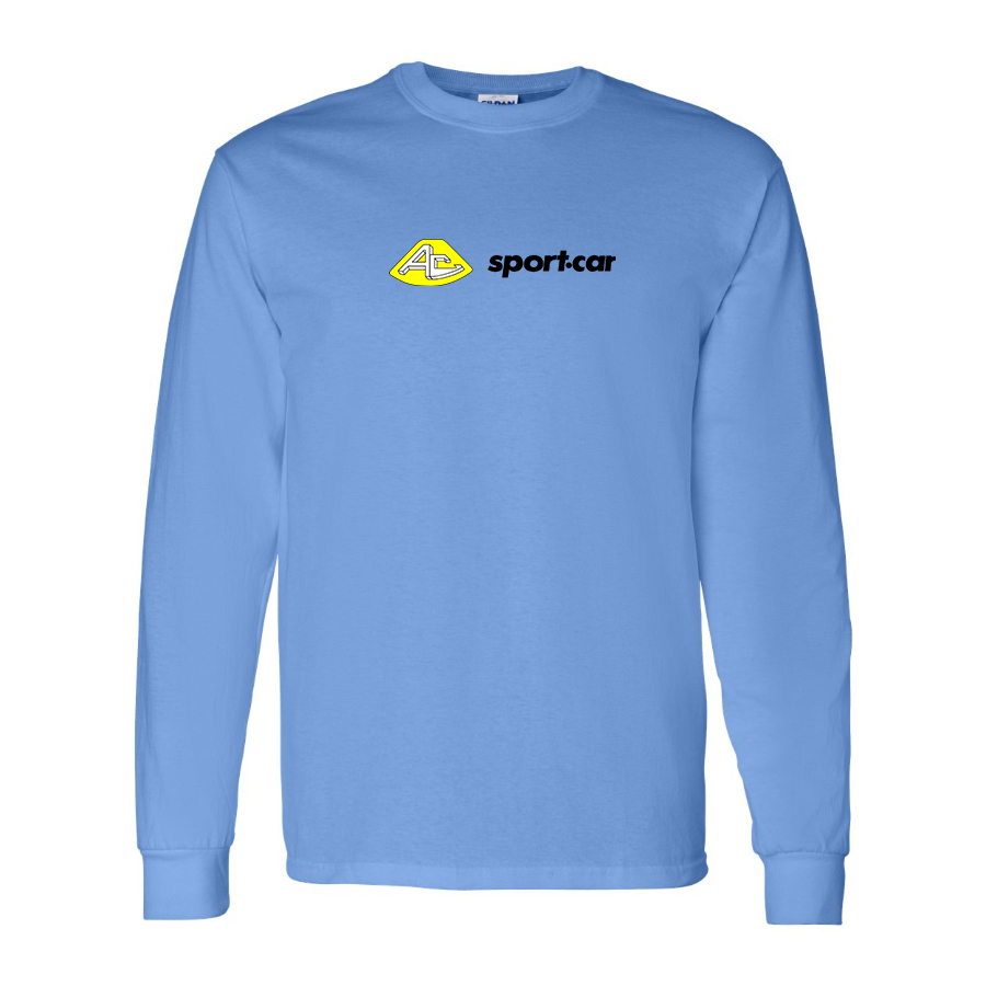 Men's AC Sport Car Logo Cotton Long Sleeve T-Shirt