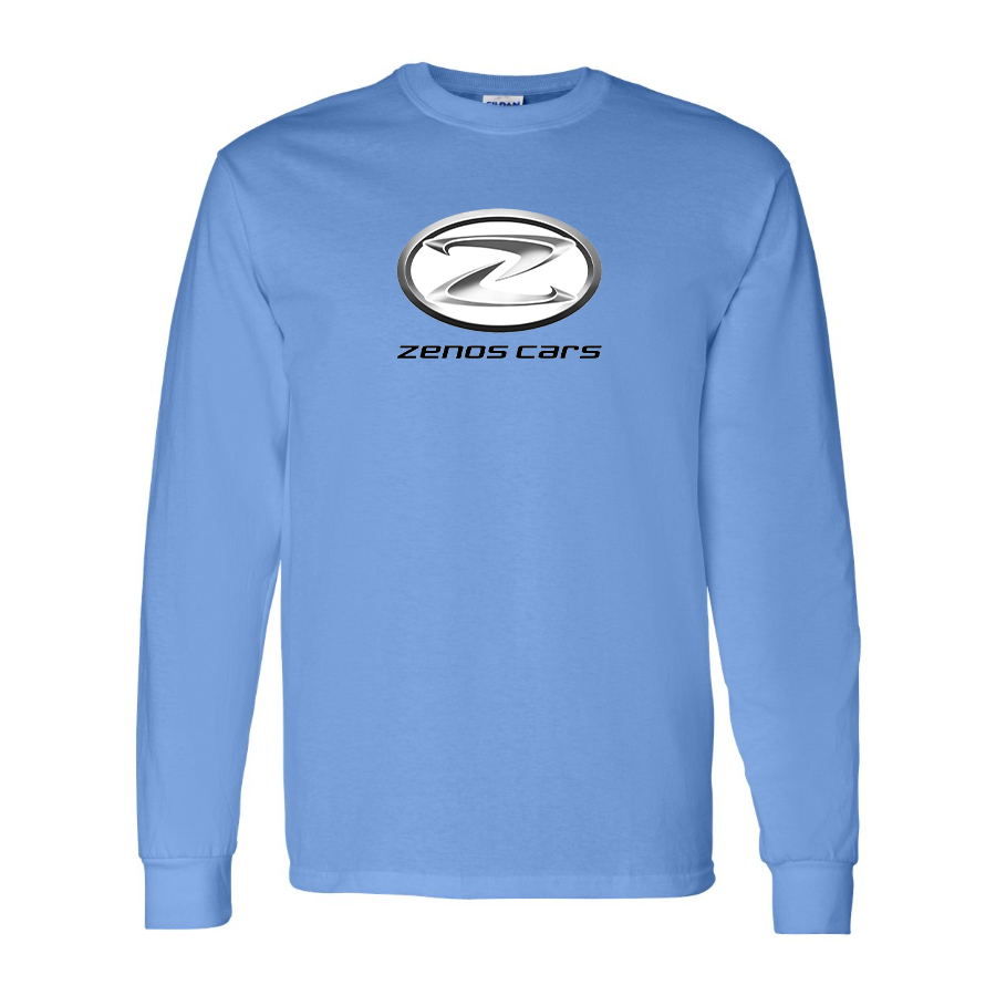 Men's Zenos Cars Logo Cotton Long Sleeve T-Shirt