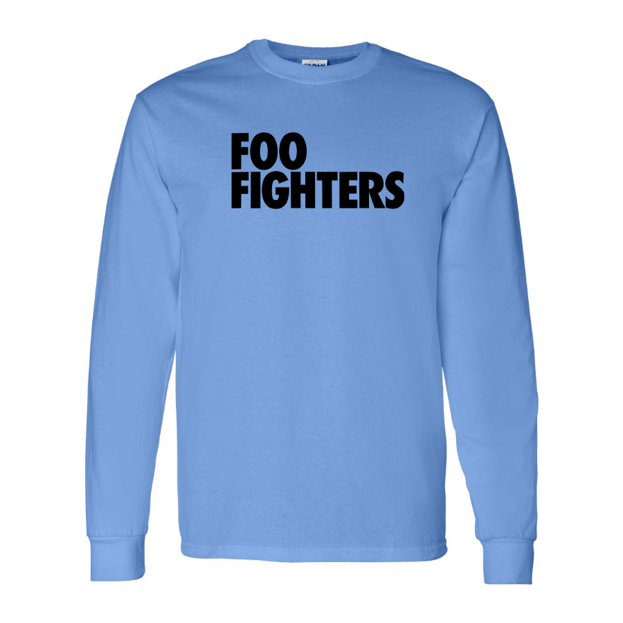 Men's Foo Fighters Logo Cotton Long Sleeve T-Shirt