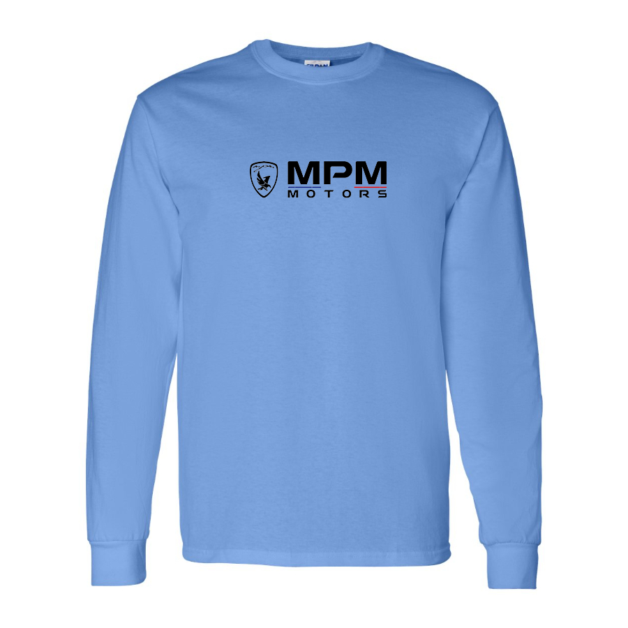 Men's MPM-Motors Logo Cotton Long Sleeve T-Shirt