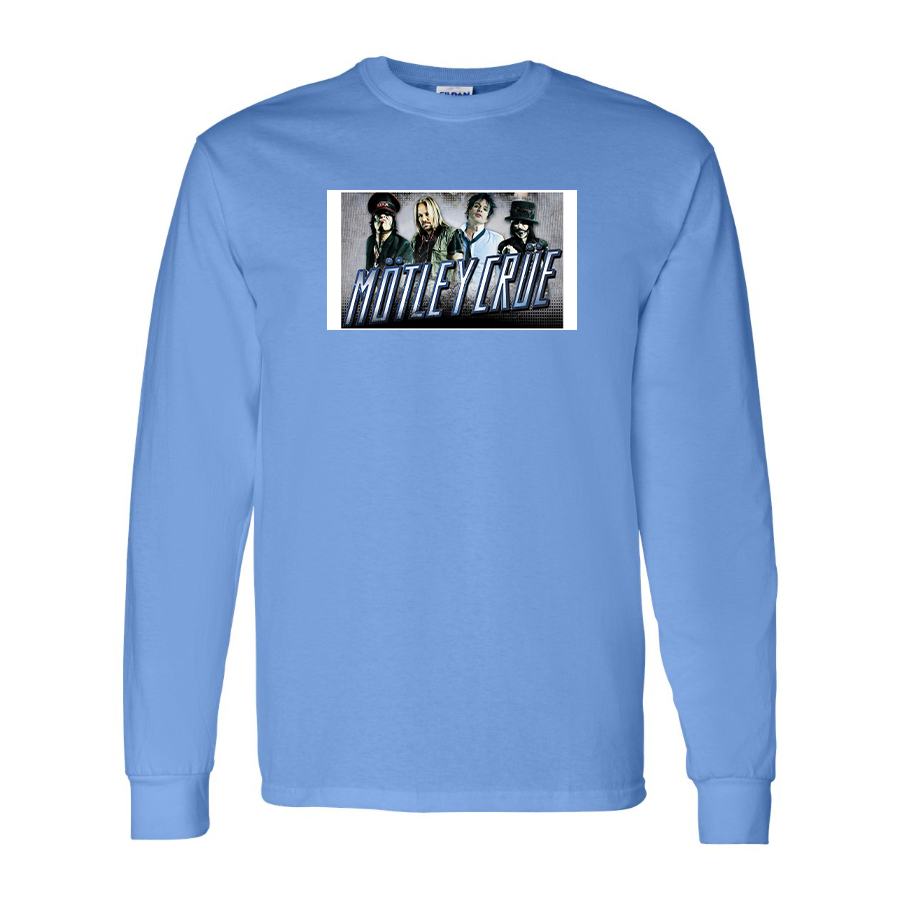 Men's Motley Crue Logo Cotton Long Sleeve T-Shirt
