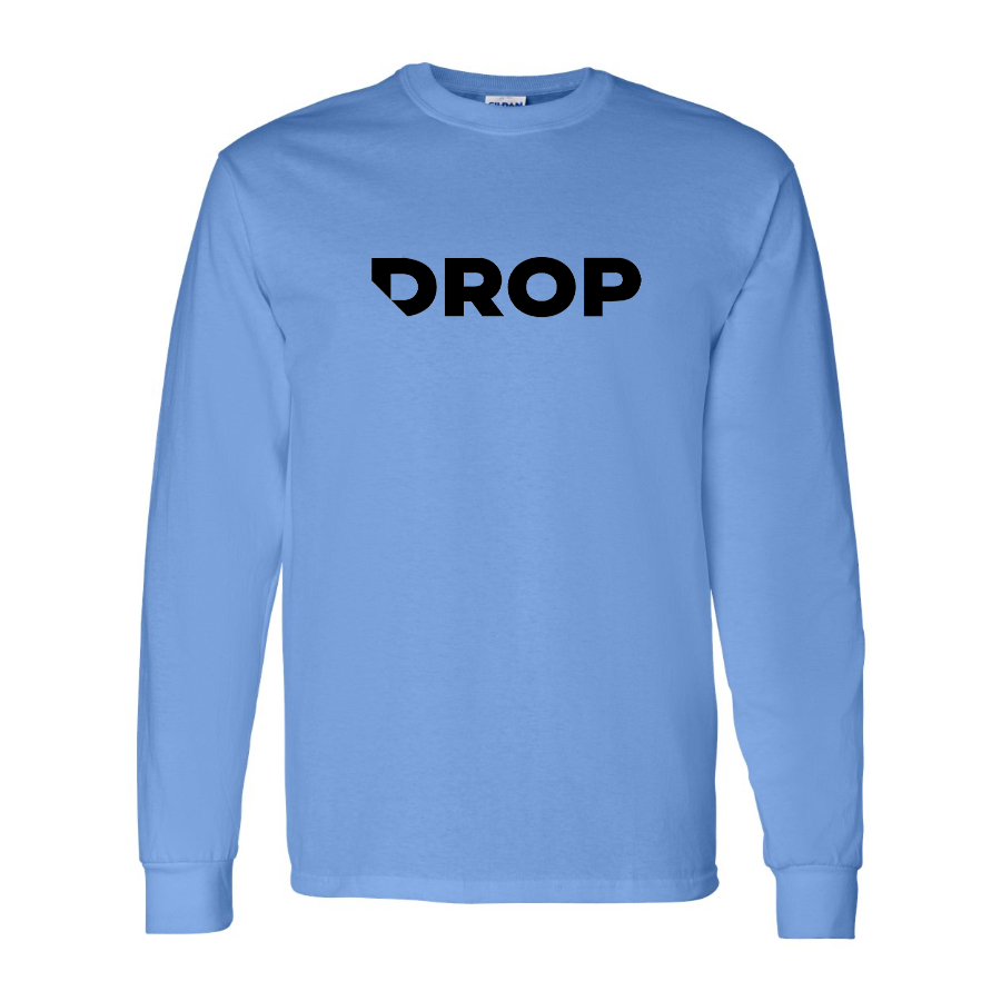 Men's Massdrop Logo Cotton Long Sleeve T-Shirt