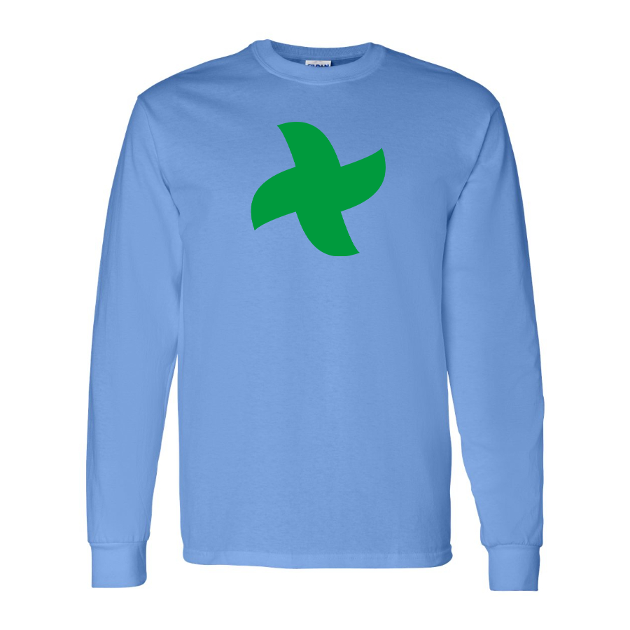 Men's Thermomix Screw Logo Cotton Long Sleeve T-Shirt