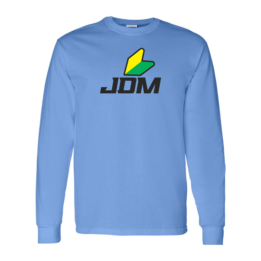 Men's JDM Logo Cotton Long Sleeve T-Shirt