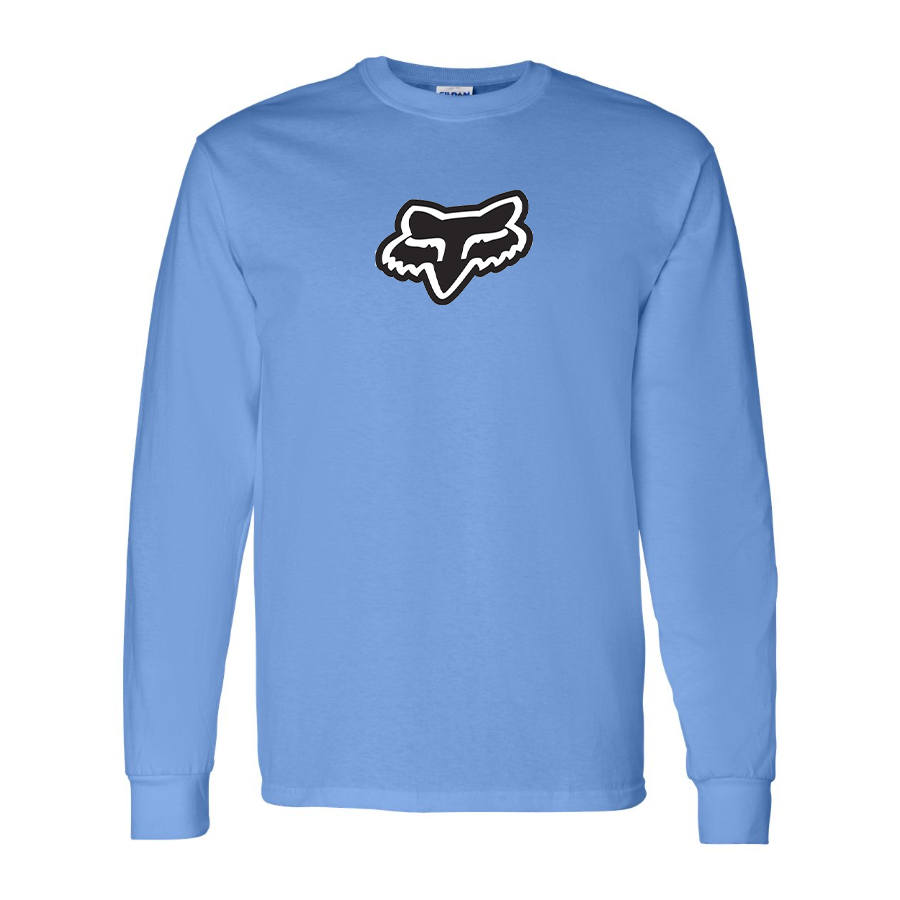 Men's fox racing Cotton Long Sleeve T-Shirt