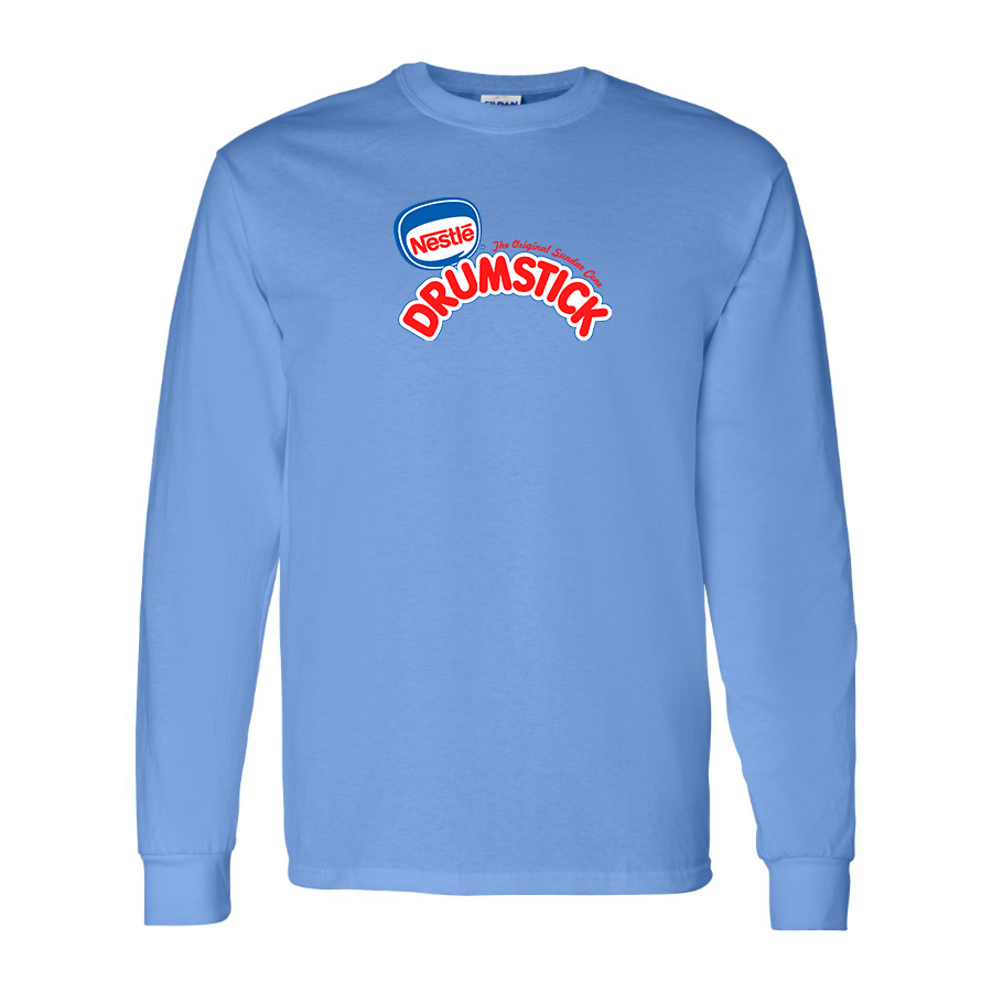 Men's Drumstick Logo Cotton Long Sleeve T-Shirt