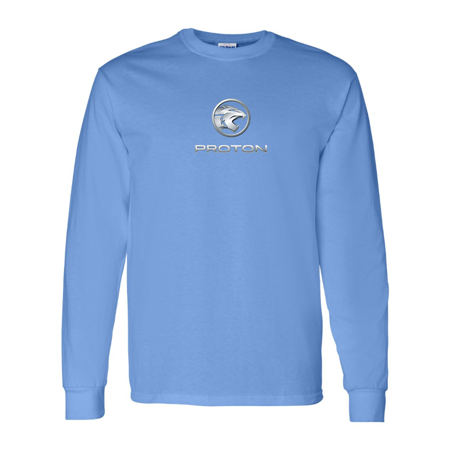 Men's Proton Logo Cotton Long Sleeve T-Shirt