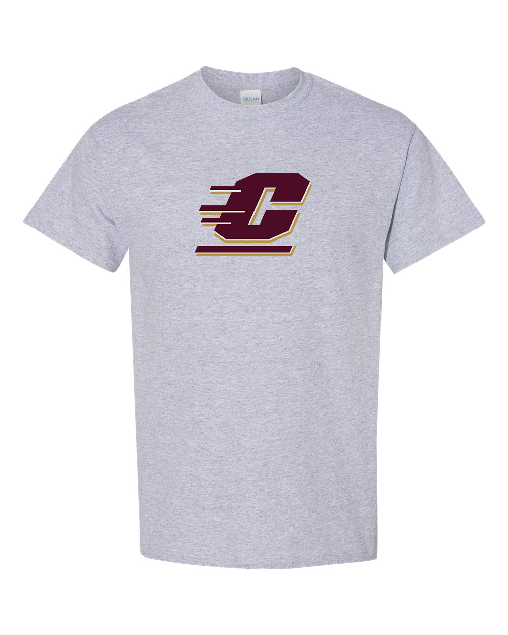 Men's Central Michigan Chippewas Gildan Heavy Cotton T-Shirt