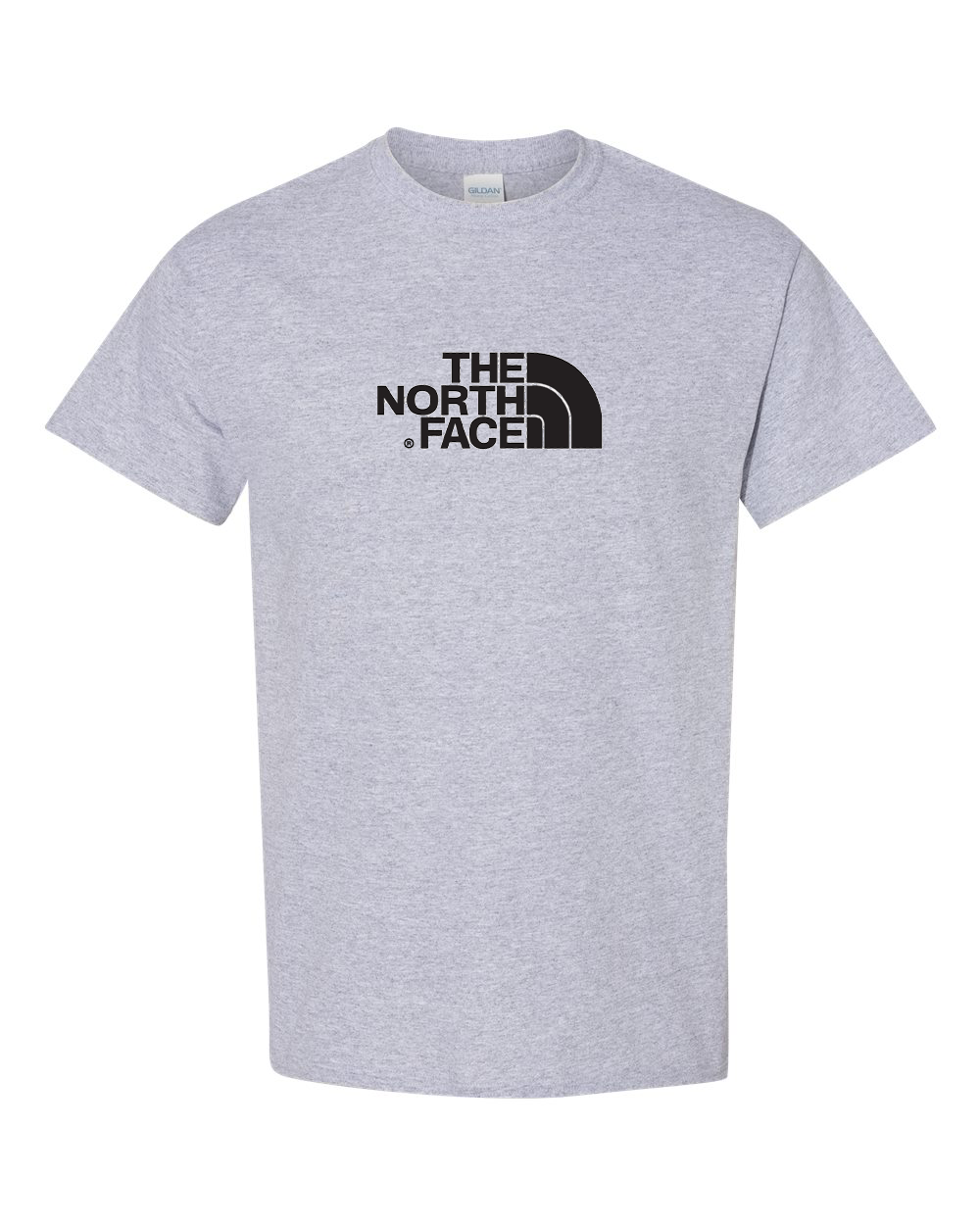 Men's The North Face Black Gildan Heavy Cotton T-Shirt