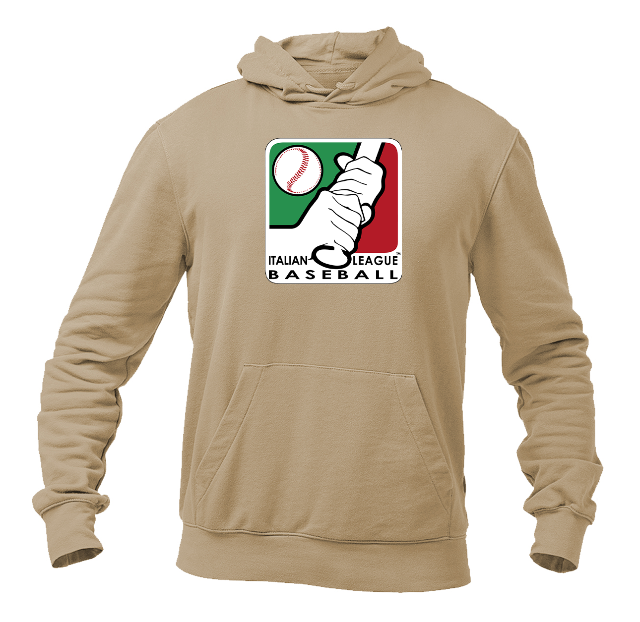 Men's Italian Baseball League Logo Pullover Hoodie