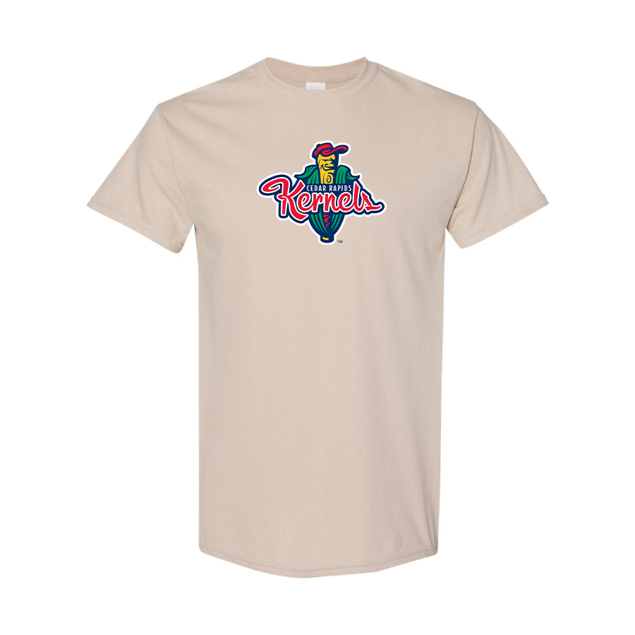 Men's Cedar Rapids Kernels Logo Cotton T-Shirt