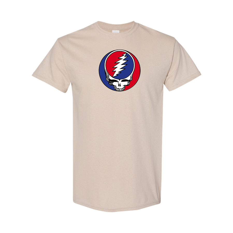 Men's Gratefu Dead Logo Cotton T-Shirt