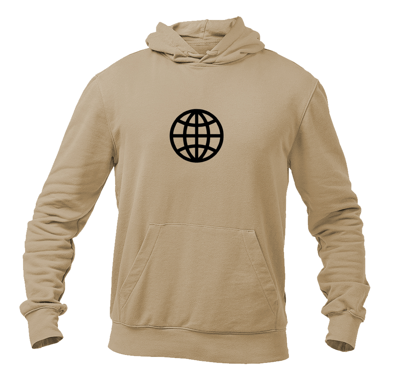 Men's Internet Globe Heavy Blend Hooded Sweatshirt