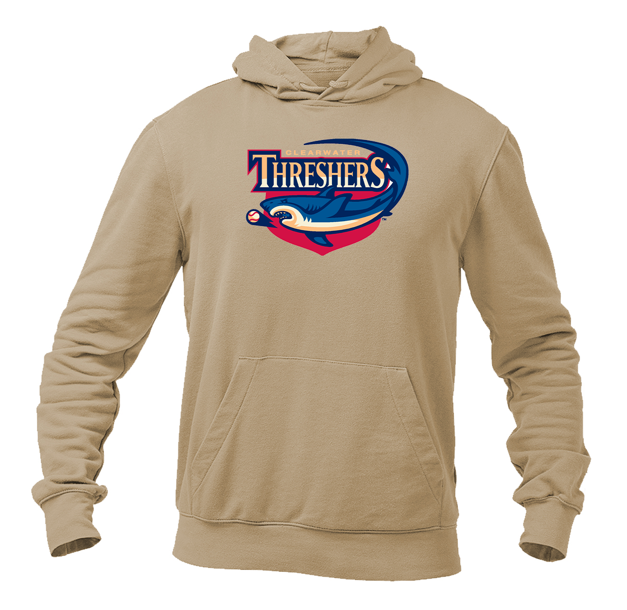 Men's Clearwater Threshers Logo Pullover Hoodie