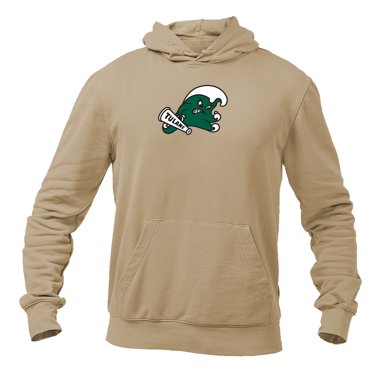 Men's Tulane Green Wave Logo Pullover Hoodie