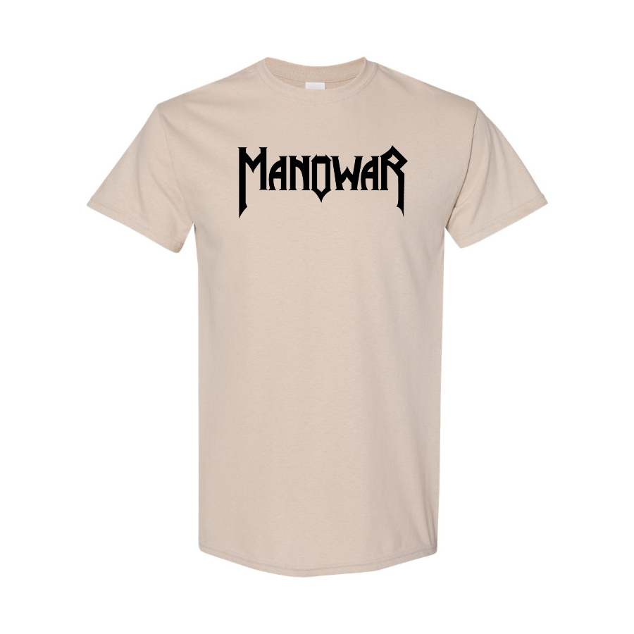 Men's Manowar Logo Cotton T-Shirt