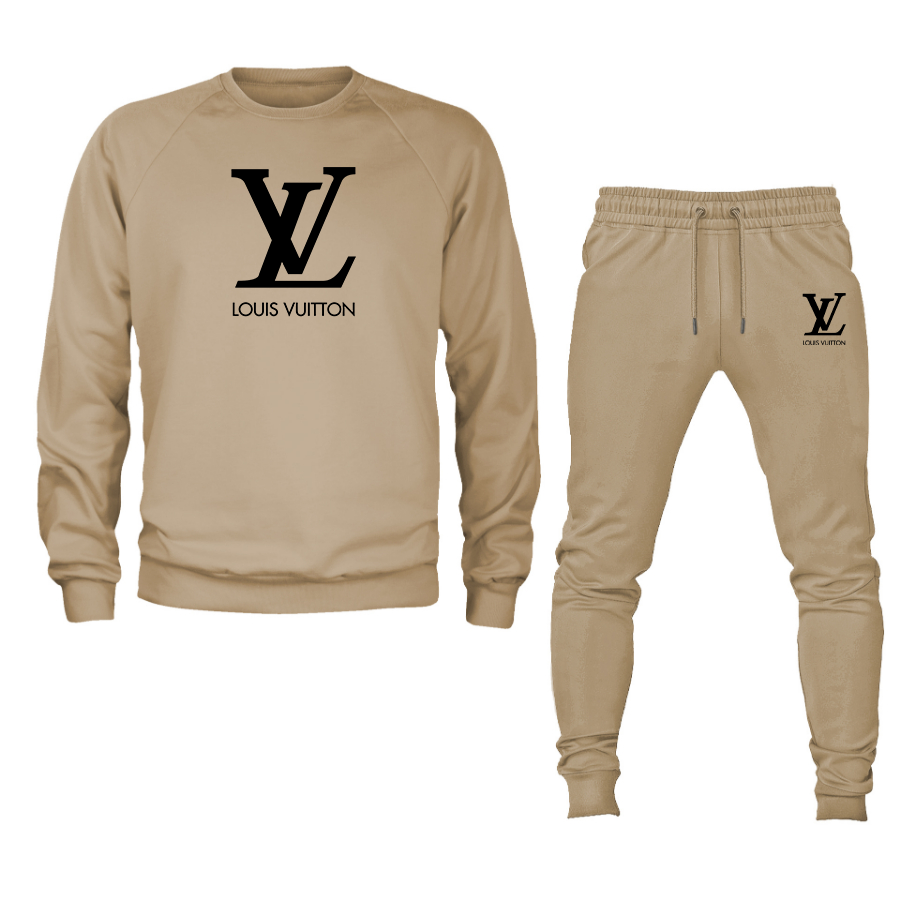 Men's Louis Vuitton Crewneck Sweatshirt Joggers Suit